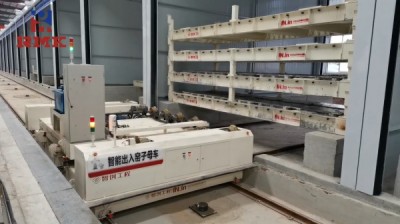 Carrinho de transferência de trilho automatizado