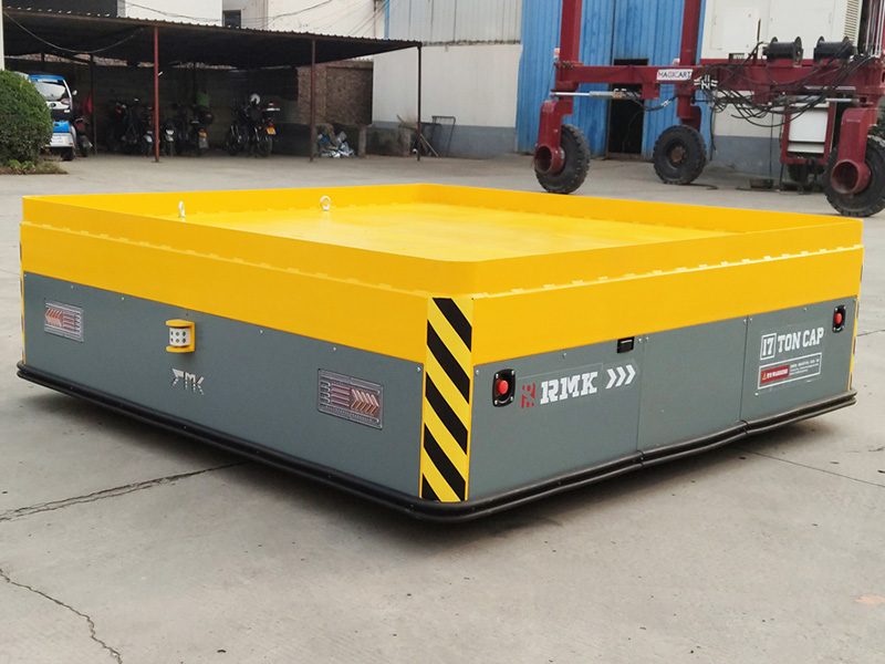 Transportadores industriais carrinho de transferência elétrica sem trilha