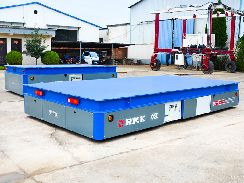 Carga pesada 20 toneladas de carrinho de transferência de material sem trilha