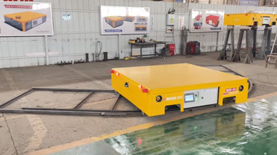 Carrinho de transferência de trilhos em forma de arco/Sha