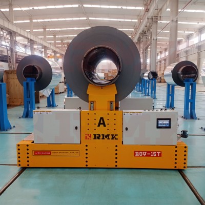 15 toneladas carrinho de transferência ferroviária de bobina de aço alimentado por bateria