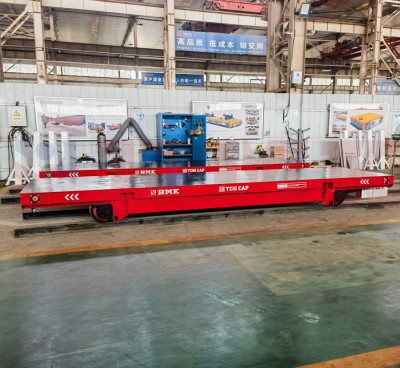 Carrinho de transferência elétrico sem rastreamento de 10 toneladas pesado