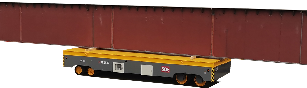 Carrinho de transferência sem trilhas personalizado